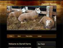 Tablet Screenshot of dorrellfarm.com